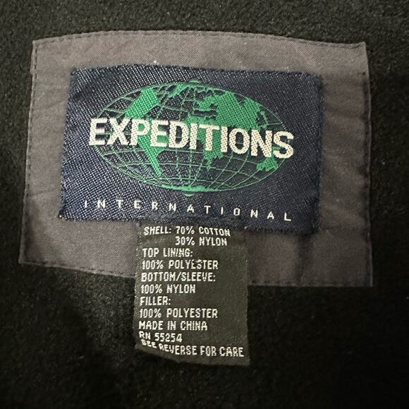 Vintage Expeditions International Gray Zip Front Insulated Parka Coat Size XL - Picture 5 of 8